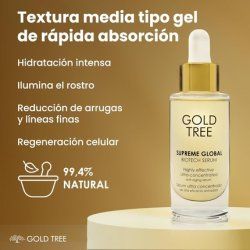 GOLD TREE Hyaluronic Serum 4D Skin Care Anti-Wrinkle Moisturizing Anti-Aging Face Serum Regenerating Bio Face Serum for
