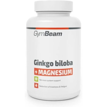 Gymbeam Ginkgo Biloba Magnesium Capsules 150mg Magnesium 60mg Ginkgo Biloba