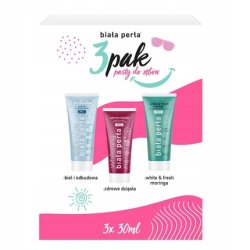 Biaa Pera Set Of 3 Toothpastes: Healthy Gums, Whitening For Sensitive Teeth, And Fresh Breath With Moringa