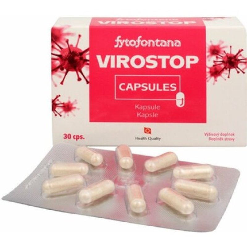 VIROSTOP Capsules 30 - Natural Barrier Against Viruses and Bacteria