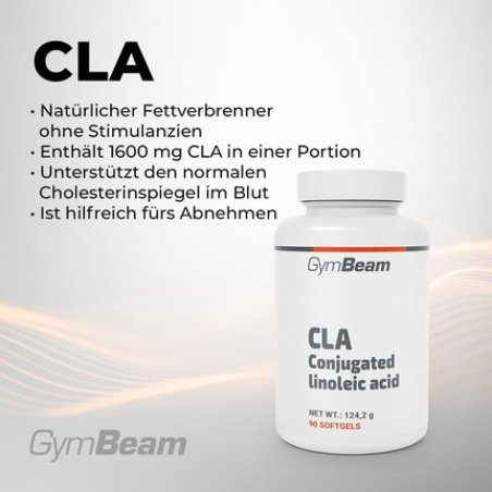 Gymbeam CLA Conjugated Linoleic Acid 1600mg Per Daily Dose
