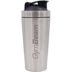 GymBeam Stainless Steel Shaker 750ml Protein Shaker Grey