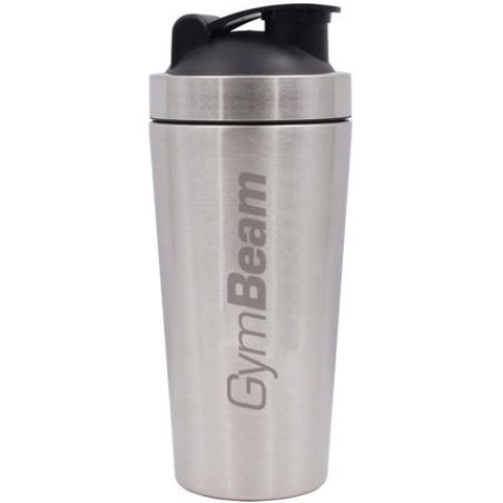 GymBeam Stainless Steel Shaker 750ml Protein Shaker Grey