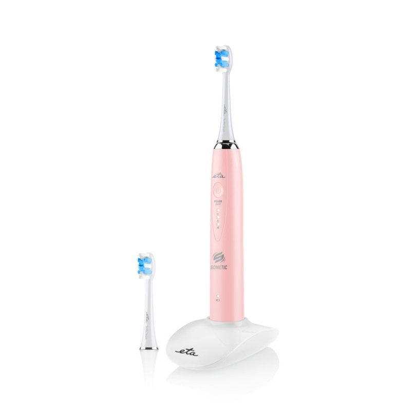 Eta Sonetic Enfant Brosse à dents à ultrasons Rose, Blanc