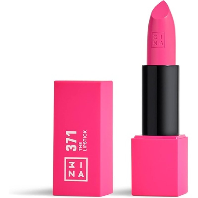 3INA Makeup The Lipstick 371 Doll Pink Lipstick with Vitamin E and Shea Butter to Nourish the Lips Long Lasting Lip