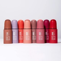 3INA MAKEUP The No-Rules Stick 244 Red Multipurpose Makeup Stick for Eyes Lips & Cheeks with Hyaluronic Acid 8 Intense