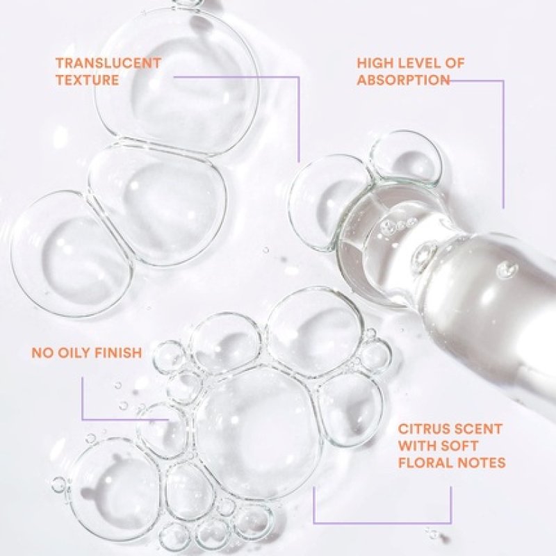 3INA Makeup The Vit C Orange Serum Transparent Facial Serum 15% Stabilized Vitamin C Vegan Cruelty Free