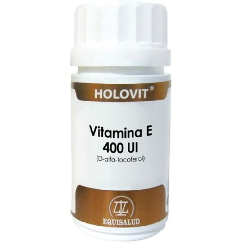 Equisalud Holovit Vitamin E 400 IU D-Alpha-Tocopherol 50 Capsules