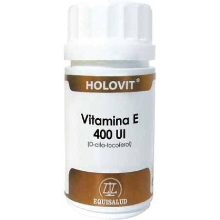 Equisalud Holovit Vitamin E 400 IU D-Alpha-Tocopherol 50 Capsules
