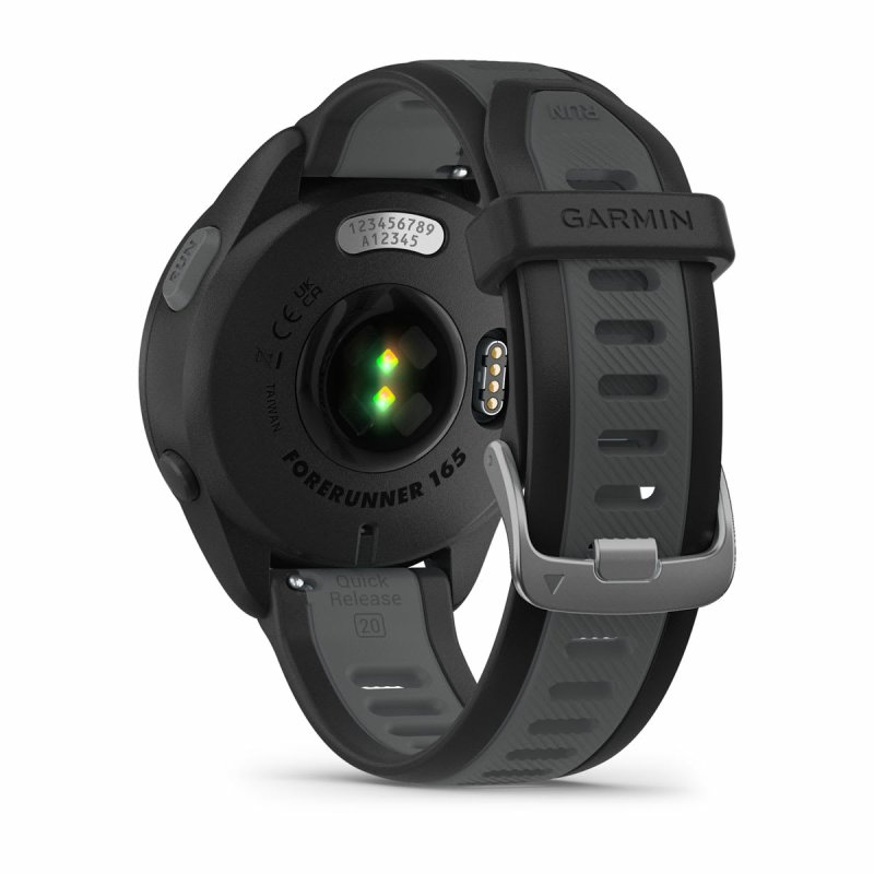 Garmin Forerunner 165 Music 3.05 cm (1.2") AMOLED 43 mm Digital 390 x 390 pixels Touchscreen Black GPS (satellite)