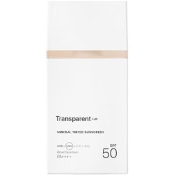 Transparent Lab Mineral Tinted Sunscreen Light - Sun Protection with Physical Filters