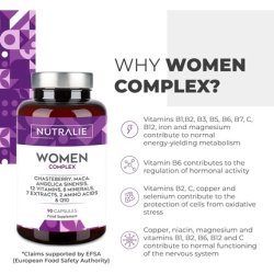Women Complex Multivitamin with 20 Vitamins and Minerals Vitamin B C D Energy Skin Bones Hormonal Balance 90 Tablets