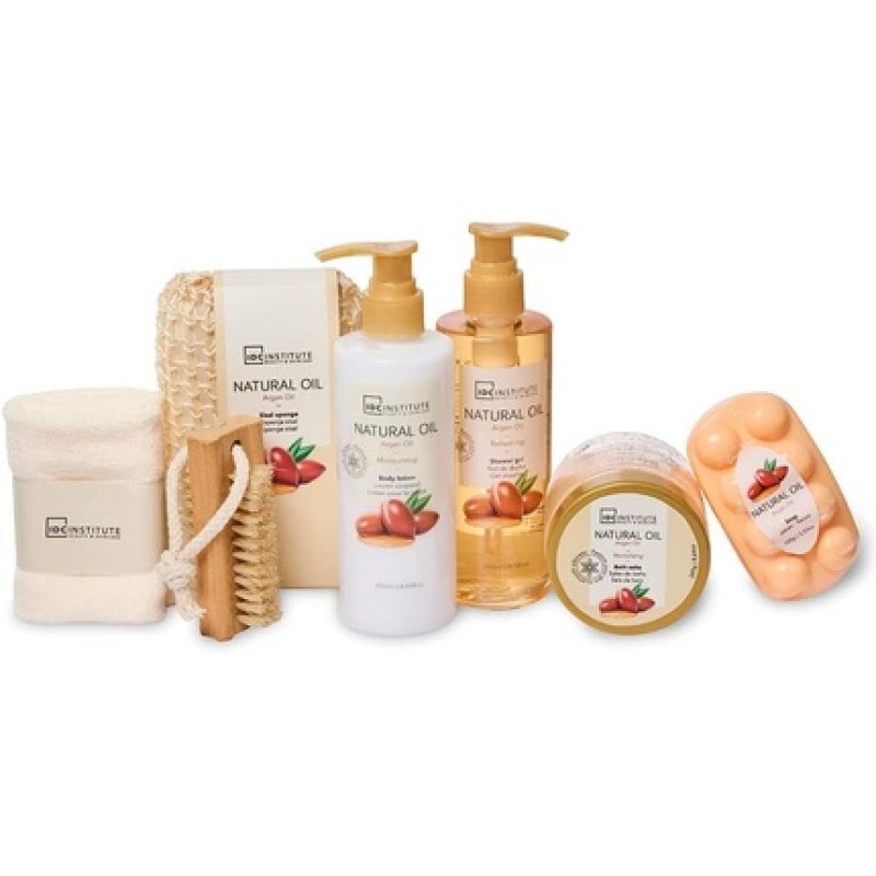 CESTA Regalo Madera COSMÉTICA Natural Oil 7 PIEZAS