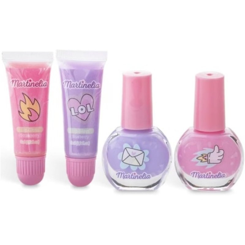 Martinelia Super Girl Nail Polish Lip Gloss Bag
