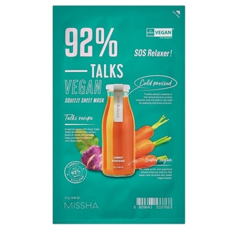 Talks Vegan Squeeze Sheet Mask Sos Relaxer - 27g