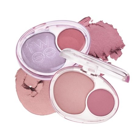 Mellow Dual Blush Mv01 No More Cupid Dual Color Jelly Texture 12 Colors