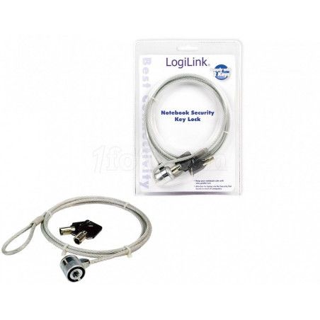 Cable Antivol à clé pour PC et portables Logilink