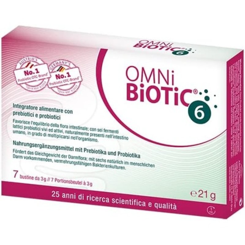 Institut Allergosan Gmbh Omni Biotic 6 Powder 7 Sachets 3g