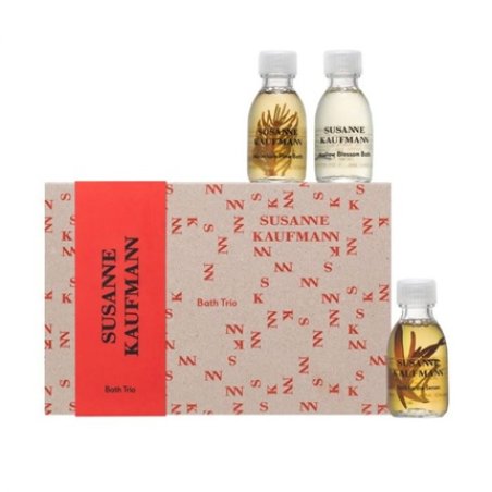 Susanne Kaufmann Bath Trio Set - Nourishing Bath Oil, Relaxing Bath Oil, And Nourishing Bubble Bath 30 Ml Each