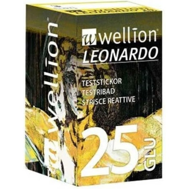 Med Trust Italia Wellion Leonardo Glucose Strips 25