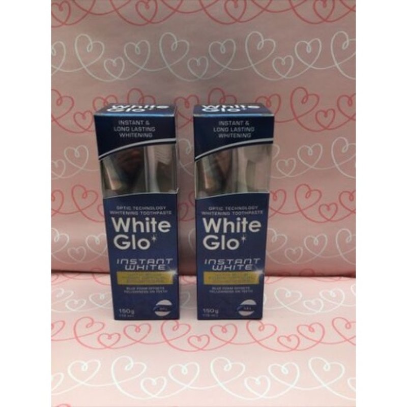 White Glo Instant White Gel Toothpaste with Blue Form Optical Enhancers