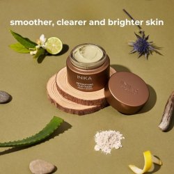 Inika Detoxifying Clay Mask for Smoother, Clearer, Brighter Skin