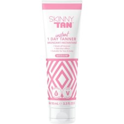 Skinny Tan Instant 1 Day Tanner Face & Body Wash Off Bronzer 100ml