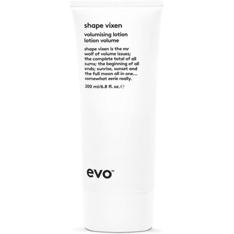evo Shape Vixen Volumising Lotion Professional Hair Styling Blowdry Texture Mask 200ml Citrus