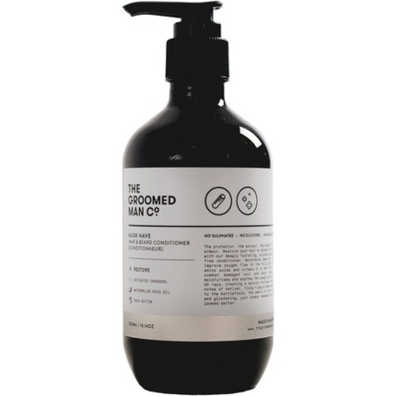 The Groomed Man Musk Have Hair & Beard Conditioner 300ml