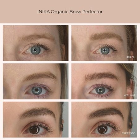 Inika Brow Perfector Instant Volumizer and Tint to Fill, Shape, and Color