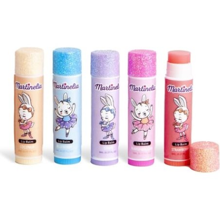 AQUARIUS Martinelia Magic Ballet Lip Balm Flavored Lip Balm Ideal Lip Care for Girls