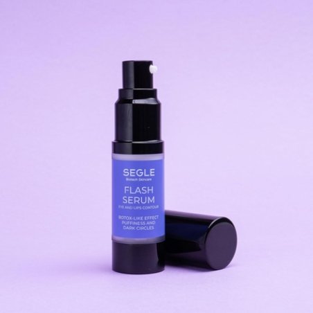 Segle Clinical Flash Serum Anti-wrinkle Eye Contour Reduces Bags and Dark Circles Moisturizes and Protects 15ml