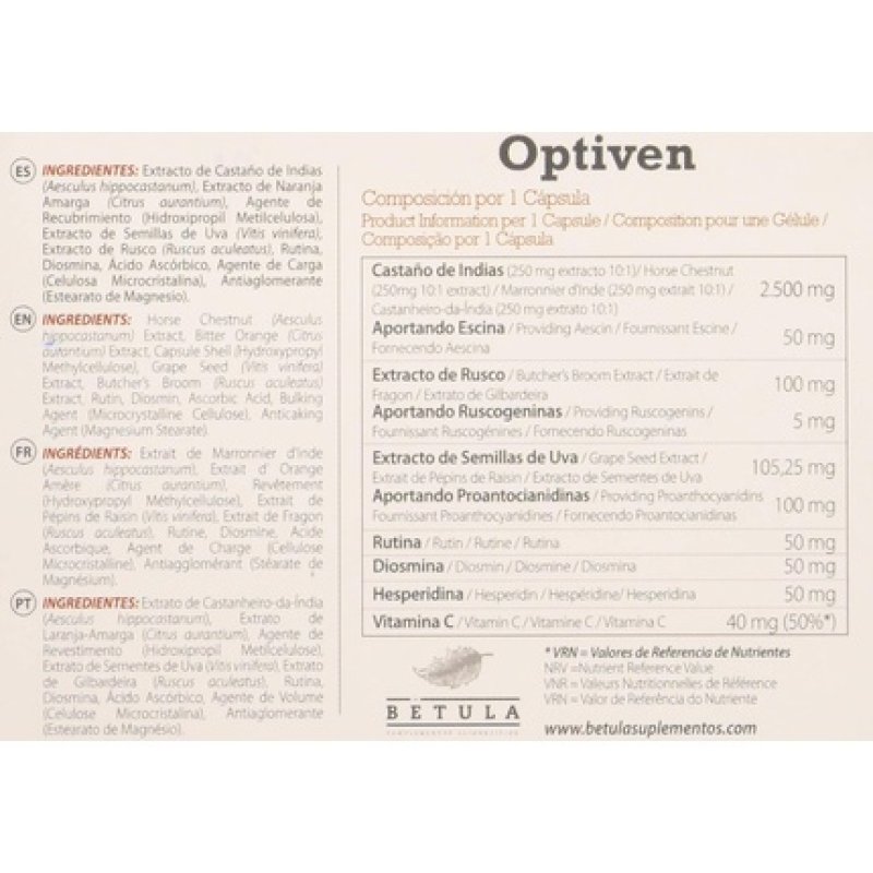 Betula Optiven 30 Capsules 500g