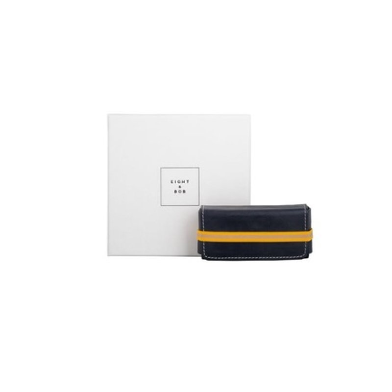 Eight & Bob Blue Leather Perfume Case