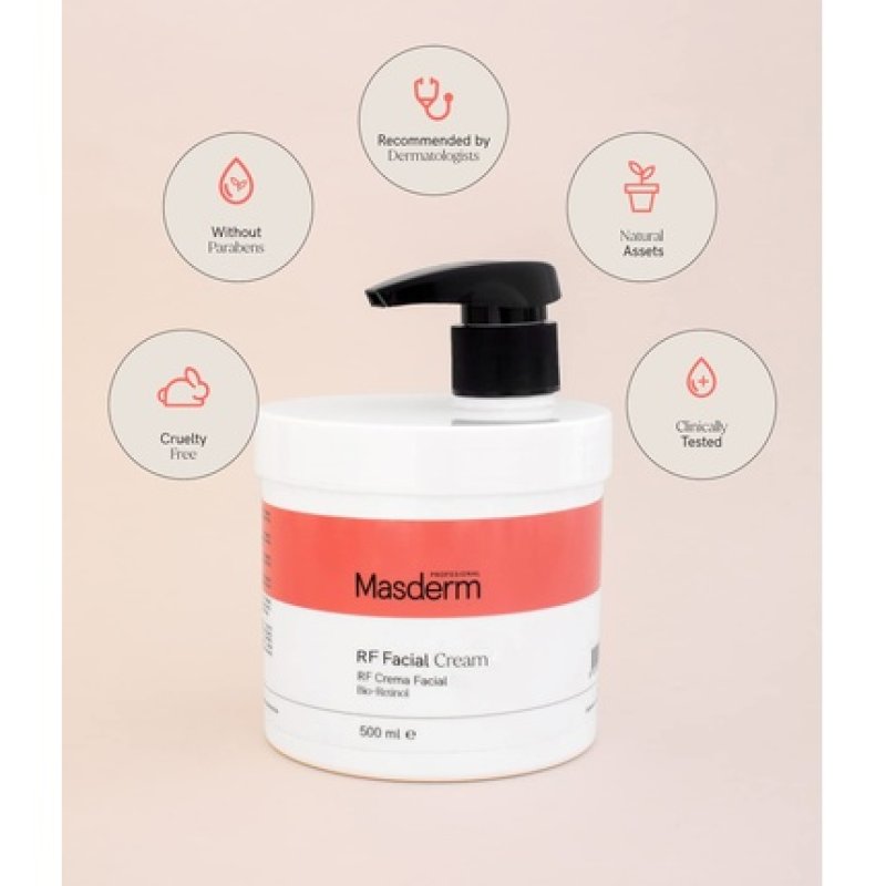 MASDERM Ultrasound Face Cream High Frequency Moisturizing Face Cream Anti-Wrinkle Hyaluronic Acid Professional Woman