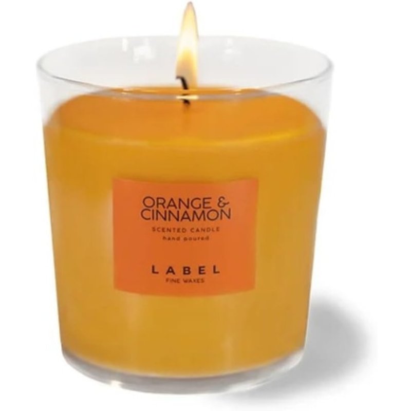 Label Scented Candle Orange Cinnamon 220g