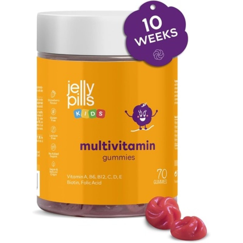 Multivitamin & Mineral Kids Gummies No Added Sugars 70 Strawberry Flavored