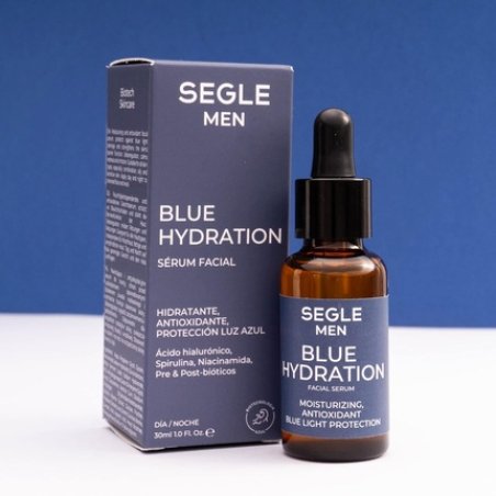 Segle Clinical Blue Hydration Facial Serum for Men - Light