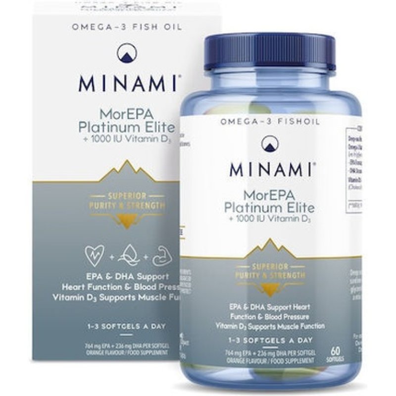 Minami Morepa Platinum Elite Vitamin D3 1000iu - 60 Softgels