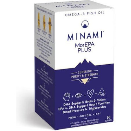 Minami Morepa Plus Fish Oil Supplement - 60 Softgels