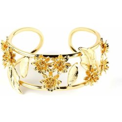 Shabama Luxor Gold Plated Brass Bangle