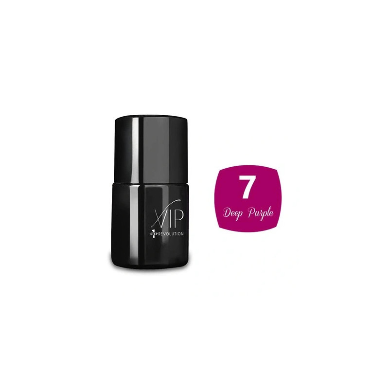 Vip Semi-Permanent One Step Nail Polish Deep Purple 07