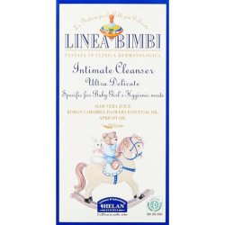 Helan Linea Bimbi Bio Intimate Wash for Girls with Aloe Vera Apricot and Chamomile Essential Oils 125ml