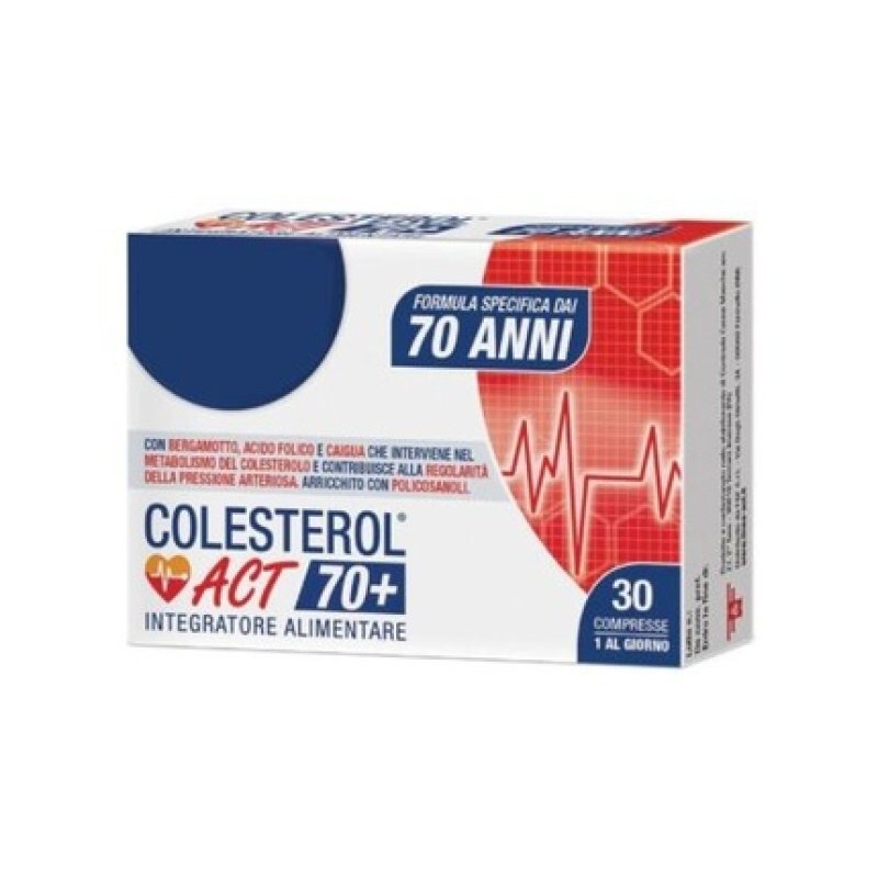 F & F Colesterol Act 70 Cholesterol Levels Supplement 30 Tablets