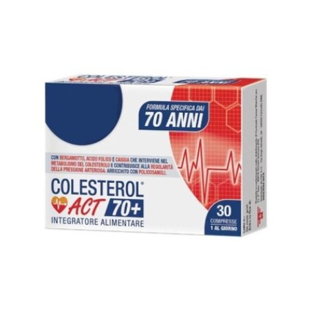 F & F Colesterol Act 70 Cholesterol Levels Supplement 30 Tablets