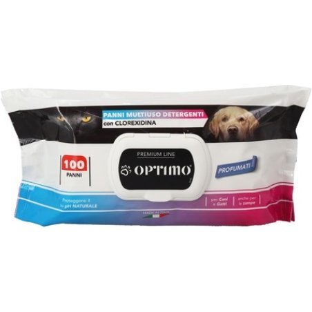 Setablu 40 Pieces Chlorhexidine Wipes for Grooming Dogs and Cats