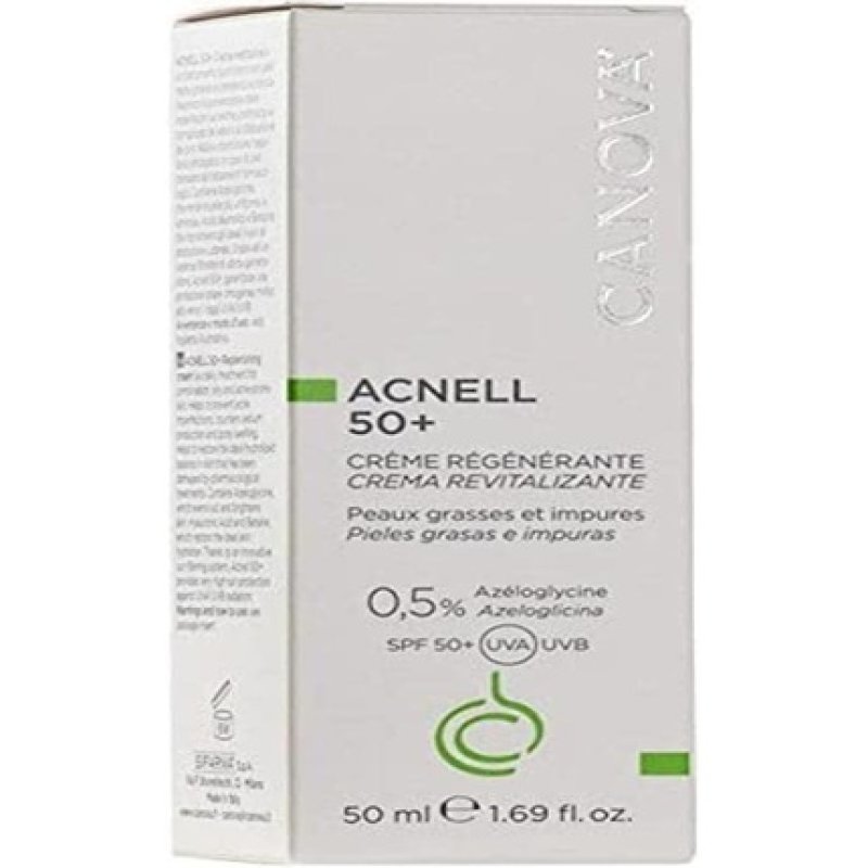 Acnell 50 Cream Gel Face Cream for Combination Oily and Acne Skin