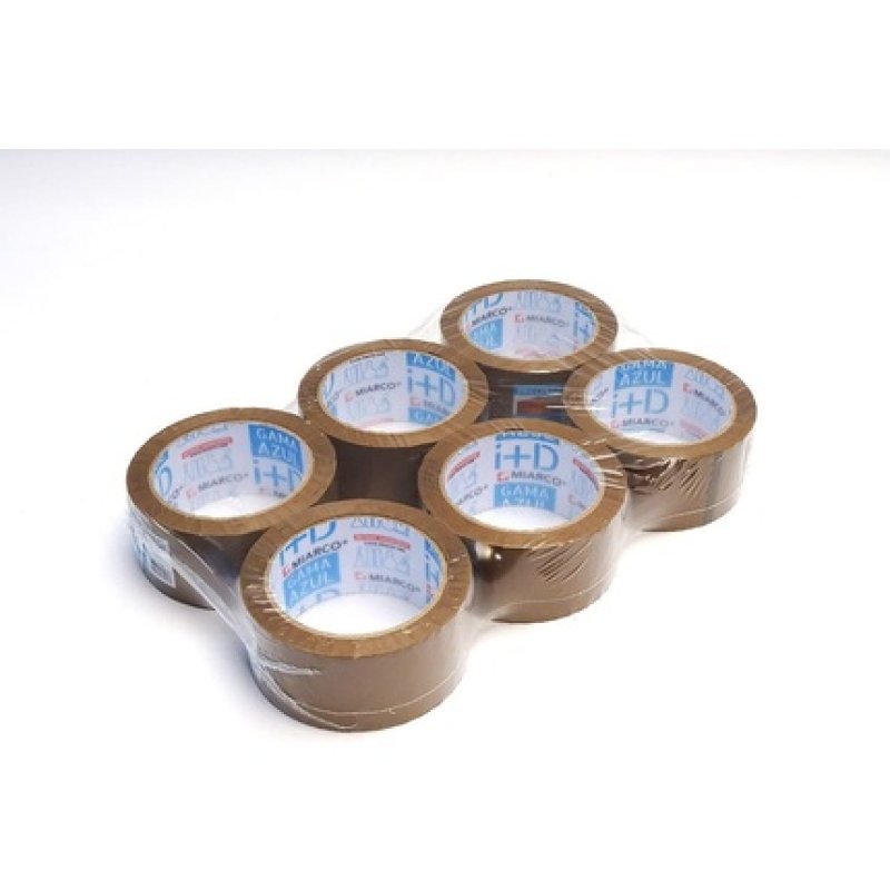 Miarco 22706 - Bopp Adhesive Tape With Water Based Adhesive Range Blue Brown