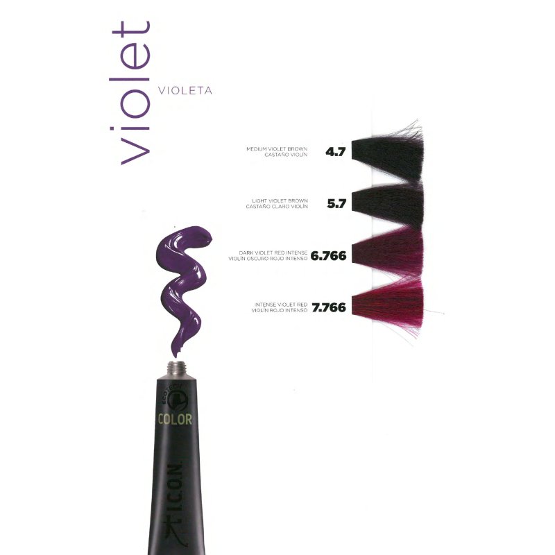 Icon Ecotech Color 4.7 Medium Violet Brown 60 ml