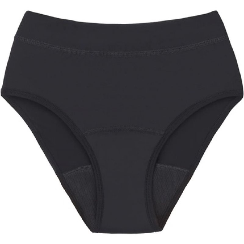 Snuggs Hugger: Extra Heavy Flow Black Period Underwear - Size L